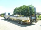Extendable low-bed trailer