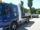 Extendable low-bed trailer